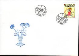 CZECH REPUBLIC 1997 Greetings Stamp On FDC.  Michel 139 - FDC