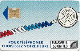 TÉLÉCARTE PUBLIQUE USAGE COURANT CORDON 50 UNITÉS PARTICULARITÉ COTE VISUEL IMPRESSION SÉRIGRAPHIEE - Cordons'