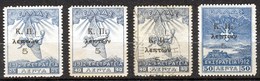 1917-Greece- "K.P. Surcharges On Campaign 1913" Charity Issue- Complete Set Mint Hinged (40l. B Paper, Used) - Beneficenza