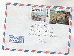 Air Mail RWANDA COVER Stamps  To France - Used Stamps
