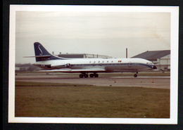 Photo 9 X 13 Cm, Heathrow, Caravelle / VI-N, 1972, Annotations Au Verso - Luchtvaart