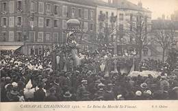 Chalon Sur Saône     71         Carnaval 1922. La Reine Du Marché St Vincent         (voir Scan) - Chalon Sur Saone