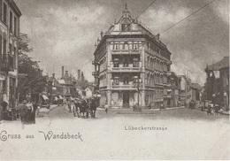 AK Hamburg Um 1900 Wandsbeck Wandsbek Lübecker Straße Wandsbeker Chaussee Schloßstraße Eilbeker Weg Repro Neudruck - Wandsbek
