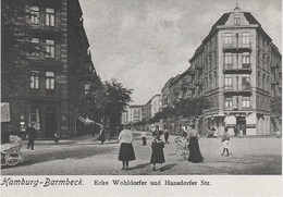 AK Hamburg Um 1906 Barmbeck Barmbek Ecke Wohldorfer Hansdorfer Straße A Winterhude Eilbek Wandsbek Repro Neudruck - Winterhude