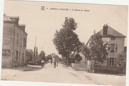 LONGVIC-AVIATION   21  COTE D'OR   BELLE CPA   SEPIA LA ROUTE DE SEURRE - Autres & Non Classés