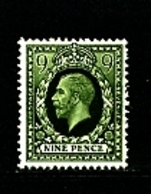 GREAT BRITAIN - 1934  KGV  9d  PHOTOGRAVURE  MINT - Unused Stamps