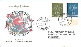 F.D.C. - Edizioni Filagrano - EUROPA 1958 - 1958