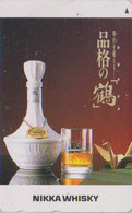 Télécarte Japon / 110-011- ALCOOL - WHISKY - NIKKA ** Origami ** - ALCOHOL Japan Phonecard - ALKOHOL TK - 1060 - Alimentation