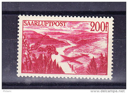 SARRE, MI 254, Y&T PA 11 XX MNH. (4A170) - Poste Aérienne