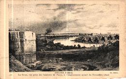 ANCIEN PARIS - LA SEINE VUE PRISE DES HAUTEURS DE PASSY A L'EMPLACEMENT DU TROCADERO 1840 - Unclassified