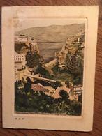Carte, 2 Volets, écrite Pour La Nouvelle Année (sans Date), Constantine, Ponts D'El Kantara, Et Sidi M'Cid, - Constantine