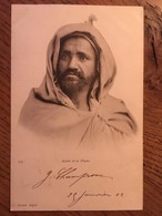 CPA, Algérie, "Arabe De La Plaine", édition Cliché Geiser, écrite En 1902, Timbre - Mannen