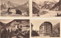 19 / 12 / 39.   - CHAMONIX  ( 74 ). LOT. DE. 8. CPA. DIVERSES - Toutes Scanées.  Dos   - Divisé    Circule   -  Oui. Non - 5 - 99 Cartes