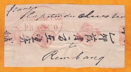 Circa  1830 - Portion De Lettre De Passaoreang, Java, Indes Néerlandaises Vers Rambang - Indonésie - Colonie Hollande - Indes Néerlandaises