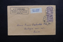 IRLANDE - Enveloppe Commerciale De Tralee Pour La France En 1945 Par Avion, Affranchissement Plaisant - L 48437 - Cartas & Documentos