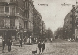 AK Hamburg Um 1910 Hamm Mittelstraße Carl Petersen Straße Straßenbahn Hohenfelde Marienthal Horn St Georg Repro Neudruck - Wandsbek