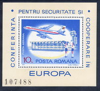 ROMANIA 1977 European Security Conference Block MNH / **.  Michel Block 143. - Hojas Bloque