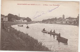 BEAUMONT SUR OISE  95  VAL D'OISE BELLE CPA   LES PECHEURS - Beaumont Sur Oise