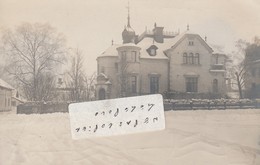 LINKOPING - Une Belle Bâtisse Sous La Neige En 1922   ( Carte Photo ) - Suecia