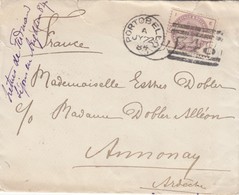 GB. COVER . 22 JUY 84. 2 1/2 PENCE. 348 PORTOBELL. TO  ANNONAY  /  2 - Briefe U. Dokumente