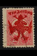 1913  20c Rose Carmine, Overprinted "Eagle" In Red, Variety "overprint Inverted", SG 6 Pl II Variety (Mi 6x Var), Very F - Albanie