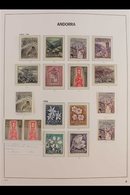 SPANISH POST OFFICES  1963-2009 NHM & VFM COLLECTION On Printed Album Pages That Includes The 1963-64 Set, 1966 Flowers  - Autres & Non Classés