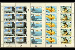 2011  Search & Rescue Set, SG 1103/6, In Sheetlets Of 10. NHM (4 Sheetlets) For More Images, Please Visit Http://www.san - Ascension (Ile De L')