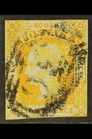 NEW SOUTH WALES  1853 8d Orange Yellow, SG 80, Four Close To Good Margins, Part "36" Cancel. For More Images, Please Vis - Autres & Non Classés