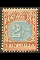 VICTORIA  POSTAGE DUE. 1890-94 2s Dull Blue & Brown Lake, SG D9, Fine Mint For More Images, Please Visit Http://www.sand - Sonstige & Ohne Zuordnung