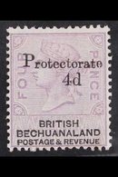 1888 (AUG)  4d On 4d Lilac And Black With "Protectorate" Overprint, SG 44, Fine Mint. For More Images, Please Visit Http - Autres & Non Classés