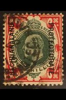 1904  1s Green And Carmine, Ed VII, SG 71, Fine Used. For More Images, Please Visit Http://www.sandafayre.com/itemdetail - Other & Unclassified