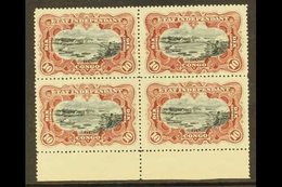 BELGIAN CONGO  1894 Pictorial 10c Red Brown, COB 17, Fine Never Hinged Mint Lower Marginal Block Of Four. For More Image - Other & Unclassified