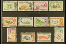 1953-62  Definitive Set, SG 179/90, Never Hinged Mint (12 Stamps) For More Images, Please Visit Http://www.sandafayre.co - Honduras Britannico (...-1970)
