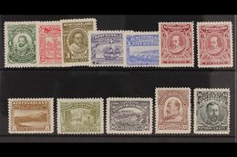 1910  Litho Definitives Set Complete, 2c P12x14, Otherwise All  P12, Includes Both 6c Types, SG 95, 97/105, 100a, 107, M - Andere & Zonder Classificatie