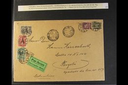 SCADTA  1926 (9 Oct) Airmail Cover From Germany To Bogota, Bearing Germany 30pf & 40pf Stamps And SCADTA 1923 10c, 15c & - Colombie