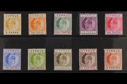 1904-10  KEVII Definitive MCA Wmk Set To 12pi, SG 60/69, Very Fine Mint. (10 Stamps) For More Images, Please Visit Http: - Autres & Non Classés