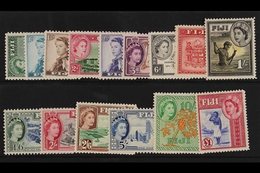 1954-59  Definitive Set, SG 280/295, Fine Never Hinged Mint. (15) For More Images, Please Visit Http://www.sandafayre.co - Fidji (...-1970)