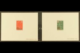 REUNION  1972 Red Cross EPREUVES DE LUXE Complete Set, Yvert 412/13, Very Fine & Fresh Condition. (2 Epreuves) For More  - Other & Unclassified