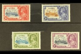 1935  Silver Jubilee Set Complete, Perforated "Specimen", SG 143s/6s, Very Fine Mint. (4 Stamps) For More Images, Please - Gambie (...-1964)