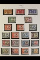 1937-49 KGVI FINE MINT COLLECTION.  A Complete Basic Run, SG 147/169, Presented In Mounts On Album Pages. Lovely! (25+ S - Gambie (...-1964)