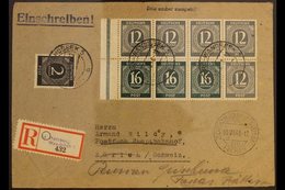 GENERAL ISSUES  1948 (2 June) Registered Re-directed Cover Addressed To Switzerland, Bearing 1946 Numerals Complete Book - Autres & Non Classés