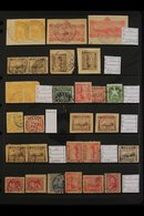 CANCELLATION COLLECTION  Fine Range Of Legible Postmarks On 1875-99 Issues Or On 2c Postal Stationery Cut-outs, We See H - Hawaï