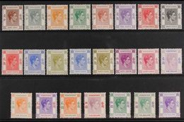 1938-52  KGVI Complete Set, SG 140/62, Very Fine Mint, $10 Green & Violet With Very Light Gum Toning As Usual, Fresh Col - Andere & Zonder Classificatie