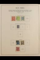 1870-1925 OLD TIME ALL DIFFERENT COLLECTION  Presented On "Minkus" Printed Pages, Mixed Mint And Used With A Few Poor Li - Iran