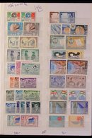 1962-79 NEVER HINGED MINT   ALL DIFFERENT Accumulation Of Sets & Miniature Sheets On Stock Pages, Includes 1962 Shah Ran - Iran