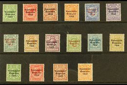 1922-23 IRISH FREE STATE OVERPRINTS  Fine Fresh Mint Collection Comprising Thom Set To 1s (SG 52/63), Plus Harrison Set  - Andere & Zonder Classificatie