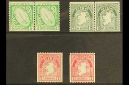 1933-34  Coil Stamps, ½d And 2d Pairs, Single Stamps Of 1d And 1d Single Perf., SG 71a, 72 B/c And 74b, In Fine And Scar - Sonstige & Ohne Zuordnung
