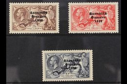 1935  Re-engraved Seahorses Overprints Complete Set, SG 99/101, Fine Mint, Lovely Fresh Colours. (4 Stamps) For More Ima - Altri & Non Classificati