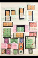 1948-1980 VARIETIES AND PLATE FLAWS.  An Interesting Collection Of Never Hinged Mint And Fine Used Stamps Housed In Two  - Other & Unclassified