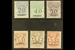 CYRENAICA  MONEY ORDER STAMPS (SEGNATASSE PER VAGLIA) 1924 Overprints Complete Set, Sassone 1/6, Fine Mint Mostly Never  - Other & Unclassified